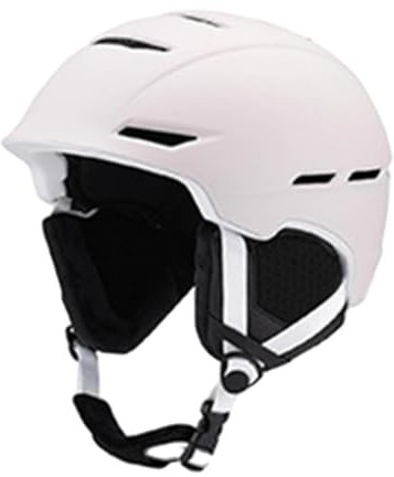 Perfeclan Skihelm Kopfbedeckung Winter Leichtgewicht mit Abnehmbarem Futter Outdoor Herren Damen Skateboarding Skateboardhelm Sporthelm, XL Rosa