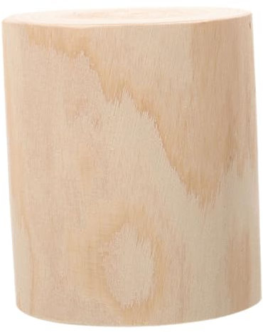 BESPORTBLE De Teca Natural Soporte De Rústico para Jardín Decoración De Ventana y Base De Madera para Flores y