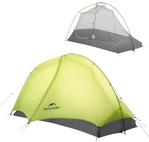 Naturehike Star Trails EXT vandringstält ultralätt 1 person campingtält, vattentätt utomhustält för äventyr, kompakt design med bilkompatibilitet