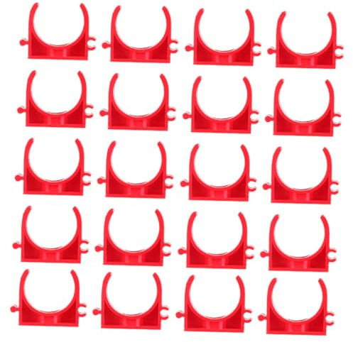 SOPOTUTU in Resistenti per Tubi e Clip Fissaggio Durevoli per Tubazioni Elettriche e Idrauliche Confezione per Installazioni su Parete e Pavimento