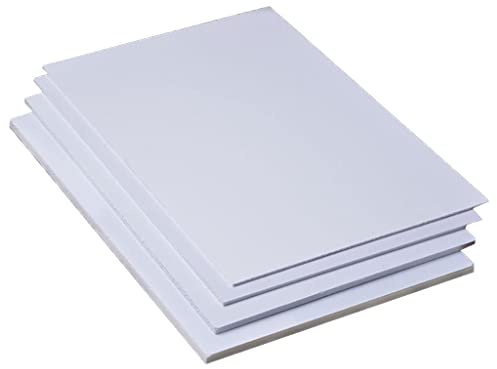 2 fogli in PVC per fai da te, pannelli in schiuma, modellismo, 200 mm x 300 mm x 8 mm