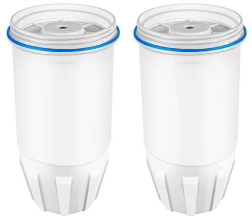 Water Replacement Filter for Zero, Fit Zerowater Pitcher ZR-001 ZR-004 ZR-017, 5-Stage Filter System 0 TDS, Certified to Reduce Lead, Chromium, and PFOA/PFOS, 0 Water Filters 2 Pack