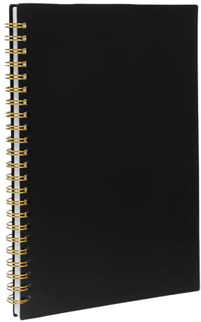 GRIRIW Registro Scorte Orizzontale Copertina PP Quaderno a Righe per Controllo Spese e Pianificazione Budget Uso Aziendale Ufficio e Magazzino Design Elegante