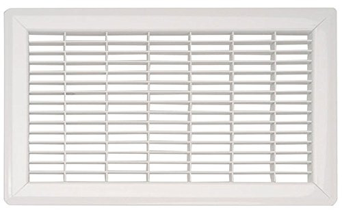 Imperial Manufacturing Group RG0630 Heavy Gauge Floor Return Air Grille, White,10 x 12
