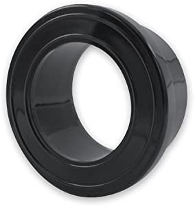 PVC-U Bundbuchse mit Flansch Klebefitting I 50 mm I 1 1/2 Zoll I Ersatzteil für Kugelhähne und Rückschlagventile I Verbindungsstück I PVC Fitting I bm213