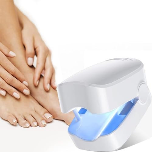 Lonnalee Gerät zur Behandlung von Nagelpilz, Nagelpilz, Fußnägel, Reinigung und Reparatur von Nägeln, Behandlung von Pilz und Zehen, verbessert beschädigte Nägel, 7 Minuten pro Tag