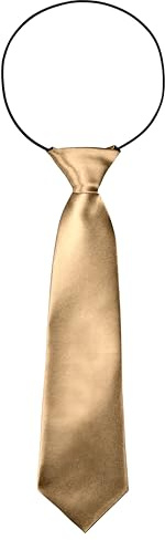 BomGuard Kinder Krawatte – Champagner Leicht Golden