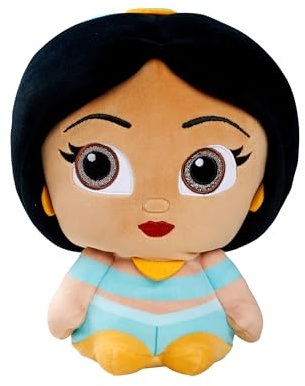 Simba Toys – Disney Doorables Plüschfigur Jasmin aus Aladdin – weiche Kuschelfigur ca. 25 cm mit Kulleraugen – geeignet ab den ersten Lebensmonaten – passendes Geschenk für Klein und Groß