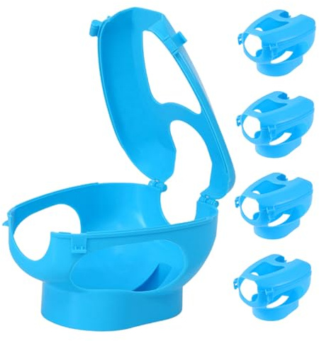 ibasenice Lot De 5 Fixateurs De Pigeons Support De Médicaments pour Oiseaux Fournitures pour Oiseaux Fournitures pour Pigeons De Course Dispositif d'alimentation pour Perroquets