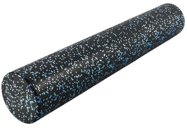 Rullo in Schiuma per Yoga e Pilates, Rullo Massaggiante per Rilassamento Muscolare, per Uomini e Donne, Operatori del Fitness- 15 cm x 90 cm Blu