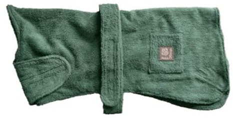 Danish Designs Hundemantel/Hundemantel, Baumwolle, verstellbar, Klettverschluss, 50,8 cm, Grün