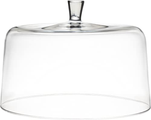 Barski - Euorpean Quality Glass - Extra Large Glass - Clear - Cake Dome - 11.5 Diameter - Made in Europe