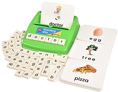 BOHS Literacy Wiz roligt spel -Lägre Case Sight Ord - 60 Flash Cards - Förskolebarn Språkinlärning Educational Toys