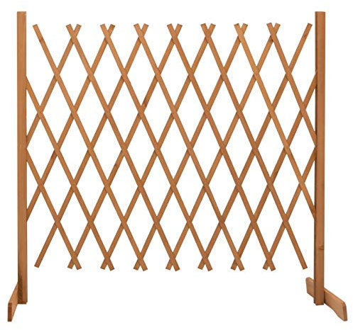Festnight Scherengitter Ausziehbar Rankgitter Holz Garten-Rankzaun Orange Sichtschutz Terrasse Sichtschutz Zaun Holz 180x100 cm Massivholz Tanne