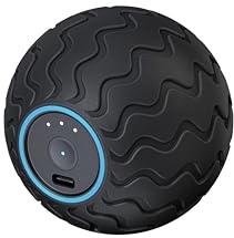 Therabody WaveSolo - Handheld Bluetooth Enabled Massage Device, Ultra Portable Vibration Therapy Ball w/QuietRoll Technology & 3 Customizable Vibration Frequencies