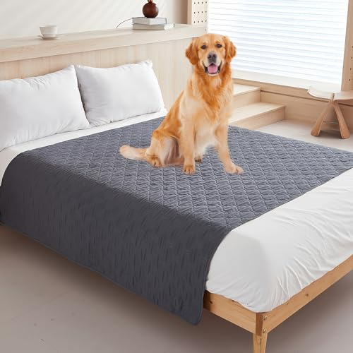 Manta Impermeable, Colcha Impermeable Reversible, 200 * 130cm, Manta Antideslizante Lavable para Cachorros, Funda y protección para Muebles