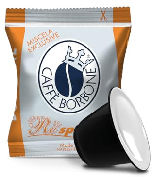 Caffè Borbone Respresso, Mezcla de Café Exclusiva - 120 Cápsulas - Compatibles con Máquinas de Café Nespresso para uso doméstico