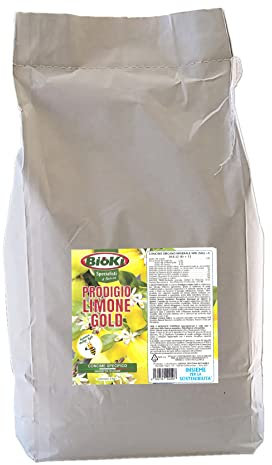 Prodigio Limone Gold, concime slow release alta qualità' per limoni ed agrumi, busta da 8 kg