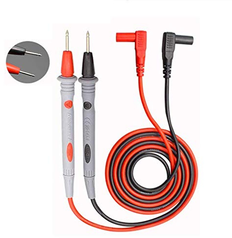 1 Paar Heavy-Duty Multimeter Messleitung 1M, 1000V / 20A /CAT III/IV, Testkabel messspitzen Set für Multimeter