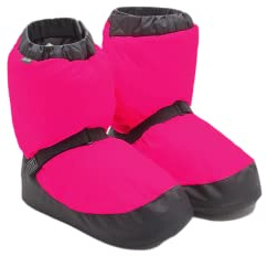 Stivaletti Scaldapiedi Bambini IM009K Unisex Scarpe Scarpette Calore Comfort Babbucce Ballerina Etoile Sport Danza Classica Allenamento Fitness Palestra Ballo Saggio (M(32-34), Fucsia Fluo)