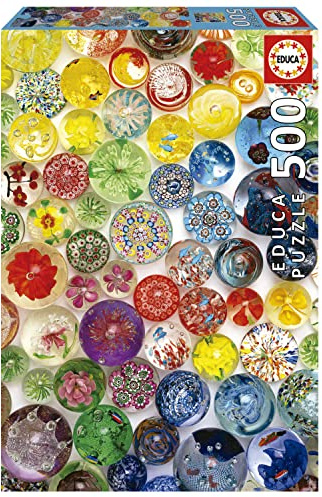 Educa - Puzzle da 500 pezzi per adulti e bambini | Balls Fantasy | Misura: 34 x 48 cm. Include colla fix puzzle. Da 11 anni (19549)