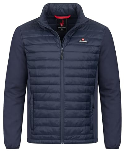 Höhenhorn Kaprun - Veste hybride matelassée pour homme, bleu foncé, XXL