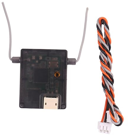 RM601X - Receptor de satélite remoto 2.4G 7CH 7 canales para Specktrum DX6i DX7 DX8 DX9 con botón de conmutación de código de par