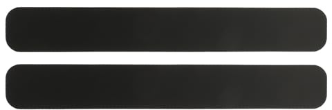 Healifty 2pcs Black Silicone Bike Chain Stickers Adhesive Frame Protection Films Anti-scratch Decals for Mountain and Road Bikes Chain Guard Tape