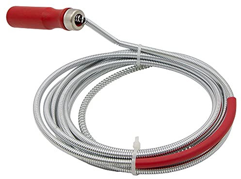 VARIOSAN Rohrreinigungsspirale 11619, 3,00 m, 6 mm Kralle, Kurbel