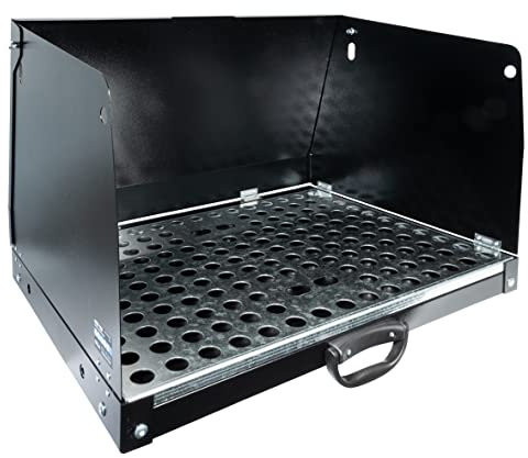 Güde Mobile Schweißkabine MSK 760 (faltbar, aus stabilem Stahlblech, herausnehmbarer verzinkter Gitterrost, Tragegriff, Arbeitsfläche 745x525 mm, Schutz vor UV-Strahlen, Schweiß- und Schleiffunken)