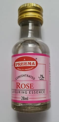 Food Flavouring Essence 2x28ml Bottle HALAL 12 Different Flavours FREE P&P (Rose)