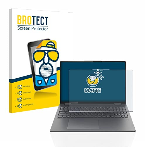 BROTECT Entspiegelungs-Schutzfolie für Lenovo Yoga 7i Gen 7 16 Matte Displayschutz-Folie, Anti-Reflex, Anti-Fingerprint