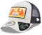 New Era A-Frame Adjustable Trucker Cap Miami License Plate Grau gebogener Schirm Mesh - One-Size