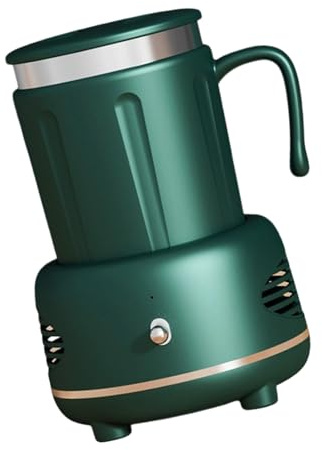 Enfriador de bebidas portátil y calentador eléctrico, taza de acero inoxidable para zumos de leche, café, enfriador de bebidas alimentado por USB