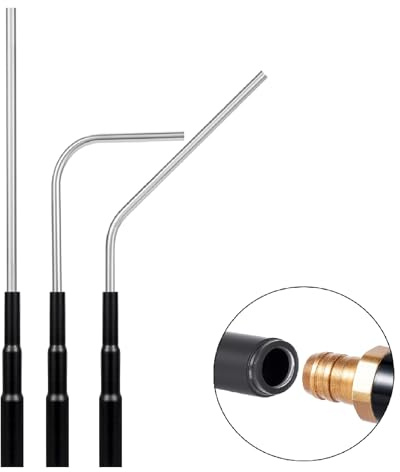 Professional Spray Foam Gun Extension Kit, 6.89 inch Stainless Steel Nozzles, which is used for filling and sealing, sound insulation and noise elimination, Sealing seams, etc