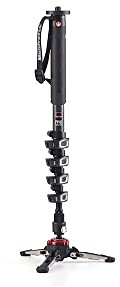 Manfrotto Xpro 5 Section en Fibre de Carbone Monopode vidéo, Noir (Mvmxproc5us)