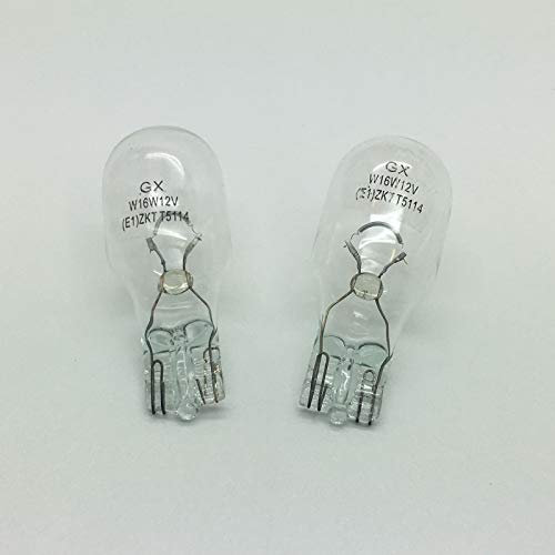 MSA 2 x 921B W16W High Level Brake Stop Light Car Bulb 955 12v 16w W2.1 x 9.5D 35mm