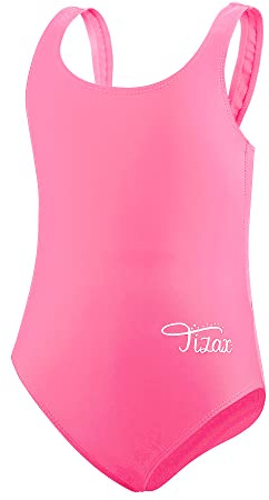 TIZAX Maillot Anti UV de Bain Une Pièce Fille Maillot de Bikini Athlétique Racerback pour Enfant Sangle épaisse