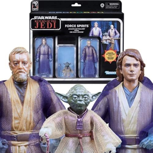 Star wars black series: force spirits 3-pack (return of the jedi) by hasbro