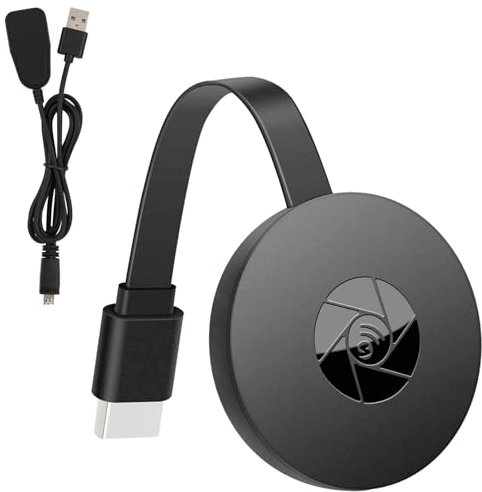 Dongle HDMI sans 2.4GHz, Miracast HDMI Dongle sans Fil WiFi, 1080P Wireless Display Adapter, Adaptateur D'affichage Fil Compatibles Android/iOS/Window/Mac/Miracast,DLNA, Airplay