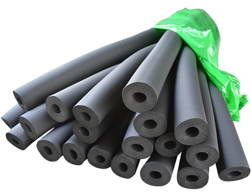 Tuyau mousse de 190 cm, Isolation de tuyaux extérieurs ID 22/27/34/43/48/60/76/89/110 mm, Tube D'isolation pour tuyaux extérieurs Protection contre le gel(T 20mm,ID 22mm)