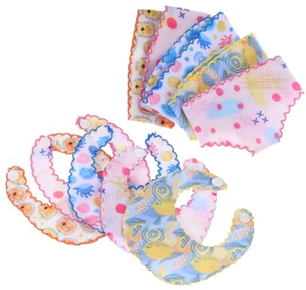SOPOTUTU Culottes De Poupée Bavoir Doux 30-38 Cm 12 Pouces pour Garçon Et Filles Jeu D’Imitation Accessoires 5 Ensembles
