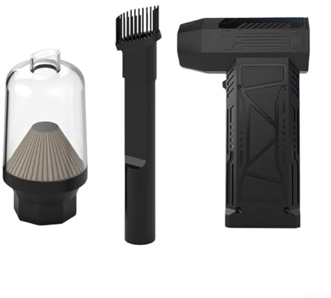 Yhenlovtt Aspirateur à main sans fil 150 000 tr/min 210 W sans balais puissant avec nettoyeur de moteur turbo ventilateur pour voiture