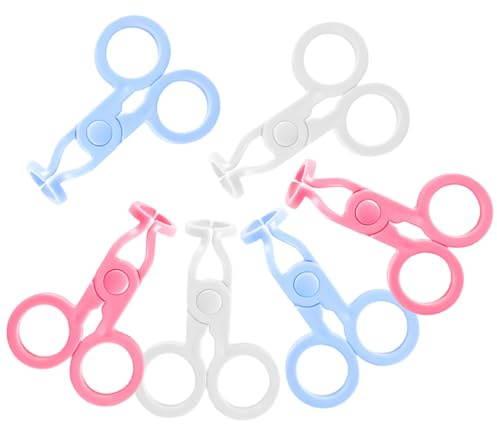 TOYANDONA Juego de 6 Pinzas para Lentes de Contacto Extractor Portátil para Párpados Clips Cosméticos Colores y Accesorios para Facilitar Colocación y Retirada de Lentes