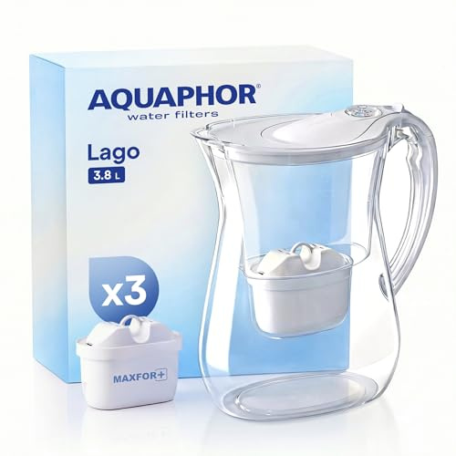 AQUAPHOR Lago Jarra filtrante - Blanco (3 filtros Maxfor)