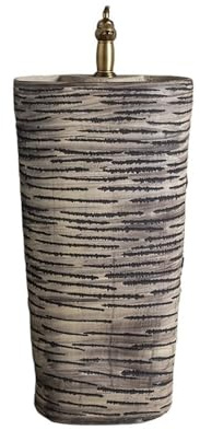 Lavandino su piedistallo Lavandino in ceramica con piedistallo, monoblocco, rubinetto e scarico, for bagno, balcone giardino
