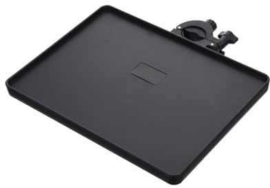 WINXMIN 1 pieza Bandeja de Tarjeta de Sonido Universal, pie de microfono,Bandeja de Accesorios de Soporte de Micrófono para Grabación de Transmisión en Vivo de Escenario(negro)