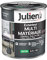 Julien Peinture Multi-Matériaux Satin en phase Aqueuse - Bois, Fer, Alu, PVC, Zinc, Acier galvanisé, brut ou peint - Gris Anthracite 0,5 L