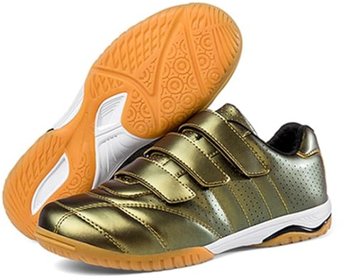 Calzado Deportivo de Esgrima Profesional Calzado de Entrenamiento de Competición de Esgrima for Niños y Adultos (Espesor : Gold, Size : 45)