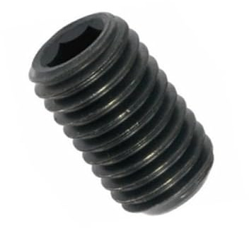 Madenschrauben/Gewindestifte M6 x 70 mm Schwarz 45H - DIN 913 - mit Kegelkuppe und Innensechskant - Metrisch Gewinde (Gewinde: M6, Länge: 70 mm, Menge: 10 St.)